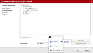 G DATA Total Security: Backup 