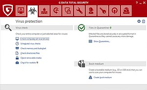 G DATA Total Security: Virus protection 