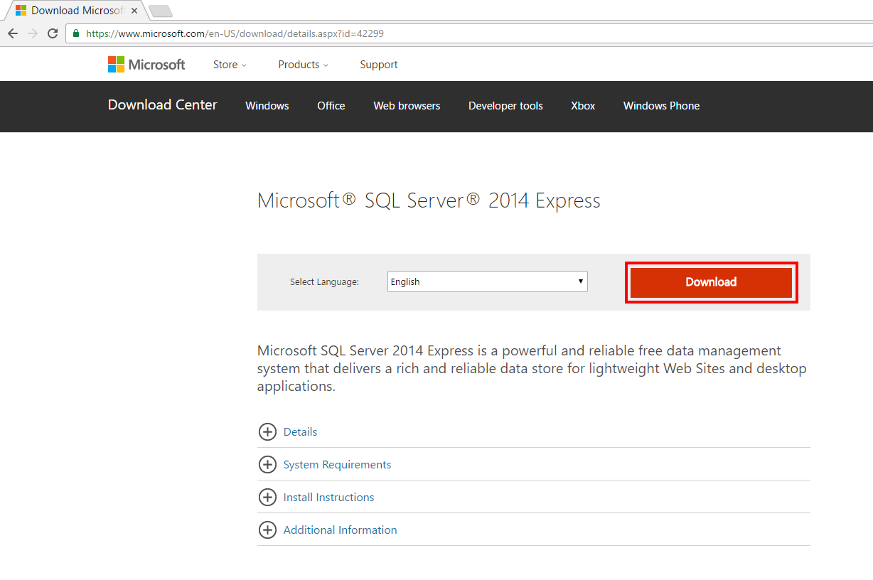 data tools sql server 2014 download