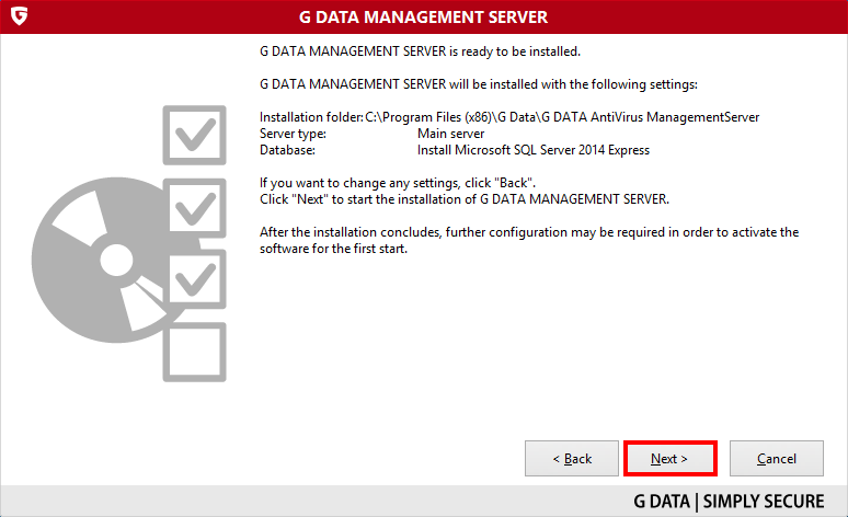 How to install and activate the G DATA ManagementServer ...