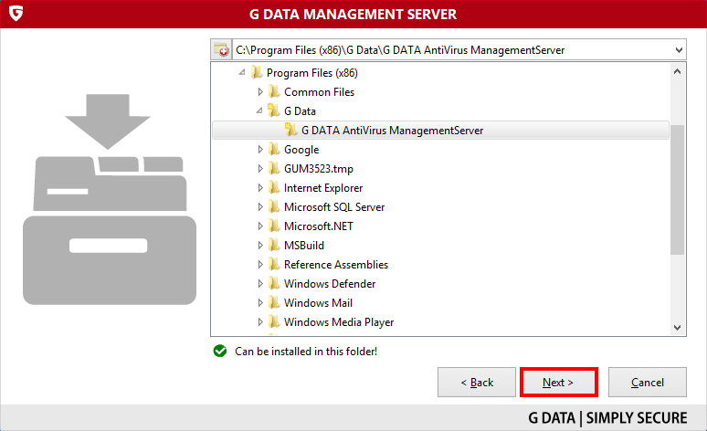 How to install and activate the G DATA ManagementServer ...