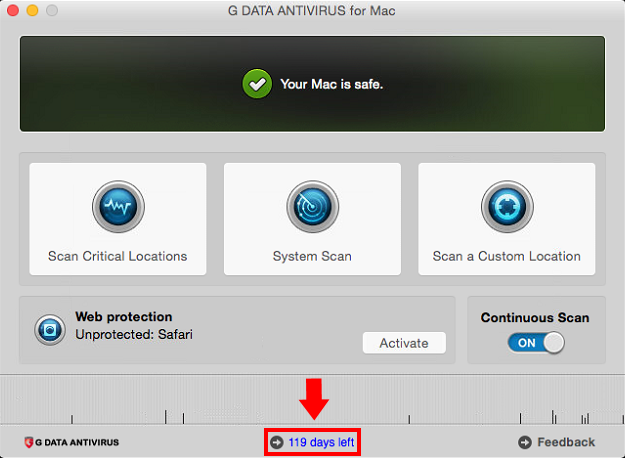 How to install and activate Antivirus for Mac | G DATA