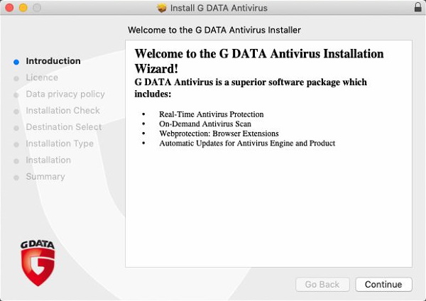 How to install and activate Antivirus for Mac | G DATA
