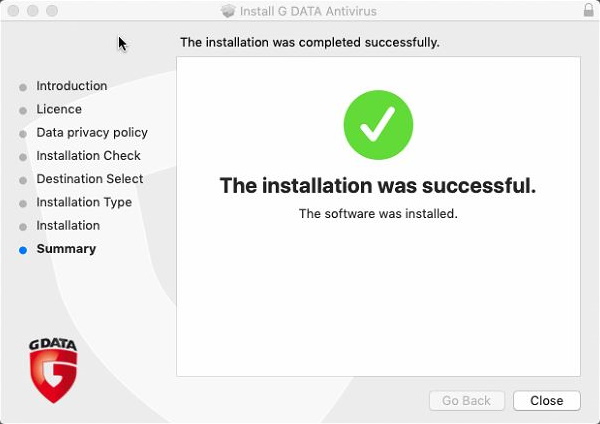How to install and activate Antivirus for Mac | G DATA