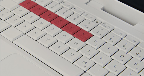 [Translate to English UK:] | Generic passwords can be easily hacked. QWERTY for example is not a secure password.